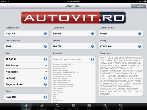 Aplicatie mobila pentru Android de la Autovit.ro 8 autovit