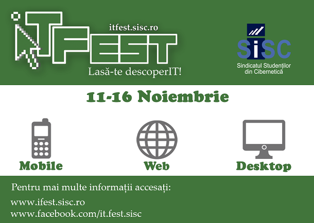 O noua editie ITFest va avea loc in aceasta toamna in Bucuresti! 1 sisc itfest bucuresti 2014