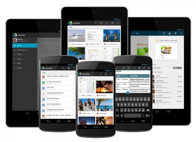 Google Drive pentru Android are suport "drag and drop" 1 Google Drive Android