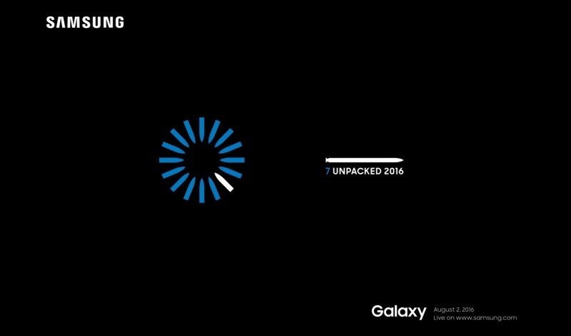 Samsung Galaxy Note 7 se va lansa pe 2 August 1 Galaxy Note Unpacked 2016