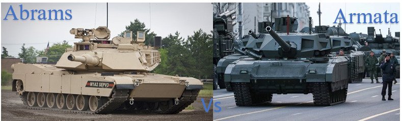 Abrams versus Armata