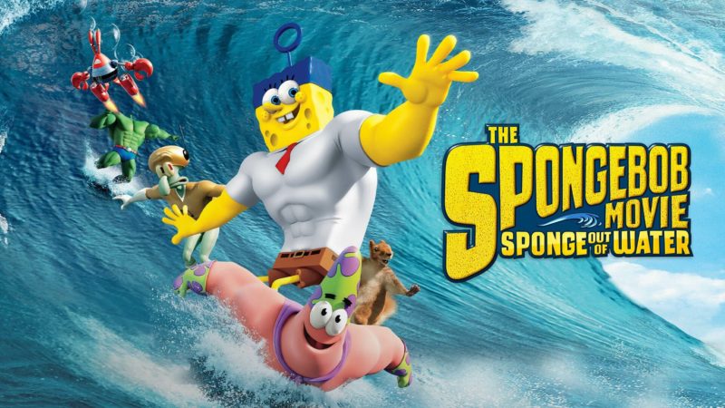 SpongeBob face surf
