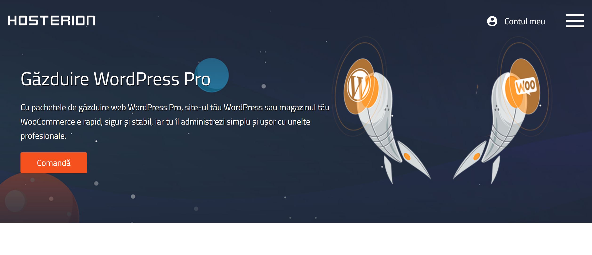Hosterion - Găzduire WordPress Pro