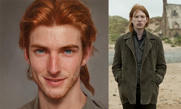 Picturile unei artiste demonstrează cum ar fi trebuit să arate personajele din Harry Potter în viața reală 2 Bill Weasley