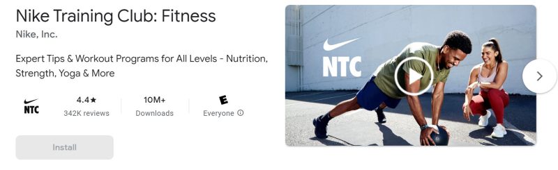 Ce este aplicația Nike Training Club
