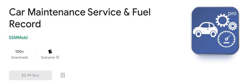 Ce este Car Maintenance Service & Fuel Record