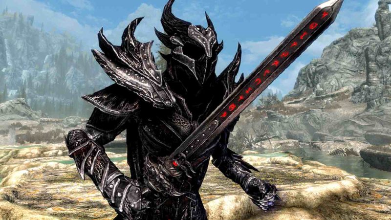 Cele mai bune jocuri PS5: Recomandări jocuri PS5 bune 6 Skyrim Anniversary Edition, joc produs de Bethesda Game Studios