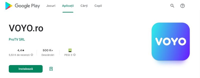 Pot instala Voyo România pe Android?