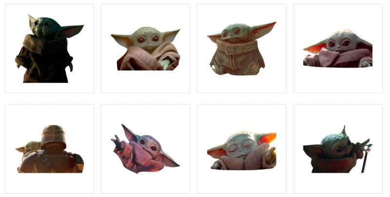 WhatsApp Baby Yoda Stickers, potrivit pentru fanii Star Wars și Yoda
