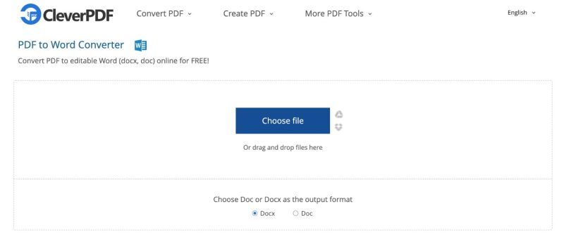 CleverPDF, în afară de uneltele de bază pdf, ajută utilizatorii la reconstruirea documentelor