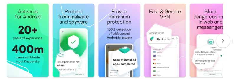 Kaspersky Mobile Antivirus este unul dintre cele mai bune aplicații antivirus pentru Android de pe piață
