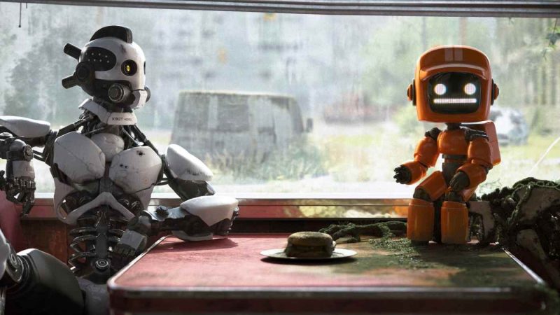 Love, Death & Robots, fotografie cu 2 roboți