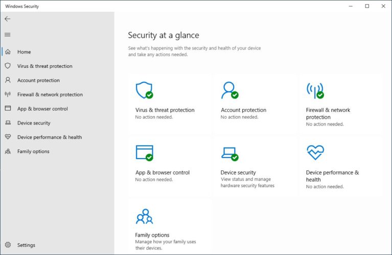 Microsoft Defender Antivirus oferă protecție de bază împotriva programelor malware