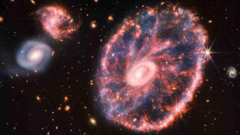 Imagine telescop James Webb, Galaxia Cartwheel