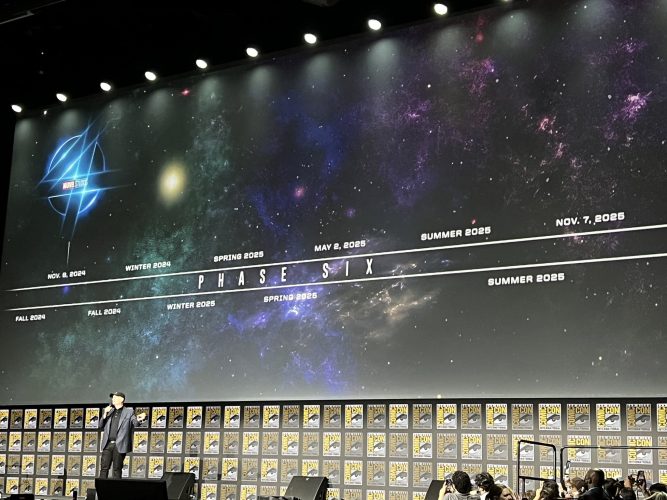 Imagine prezentare faza 6 a Universului Marvel