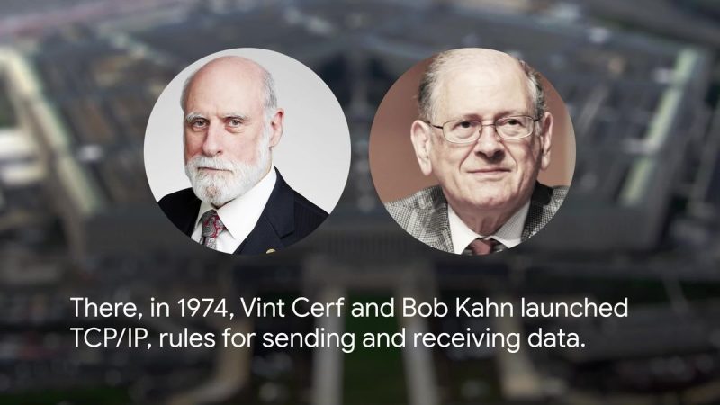 Vint Cerf și Bob Kahn, ARPANET