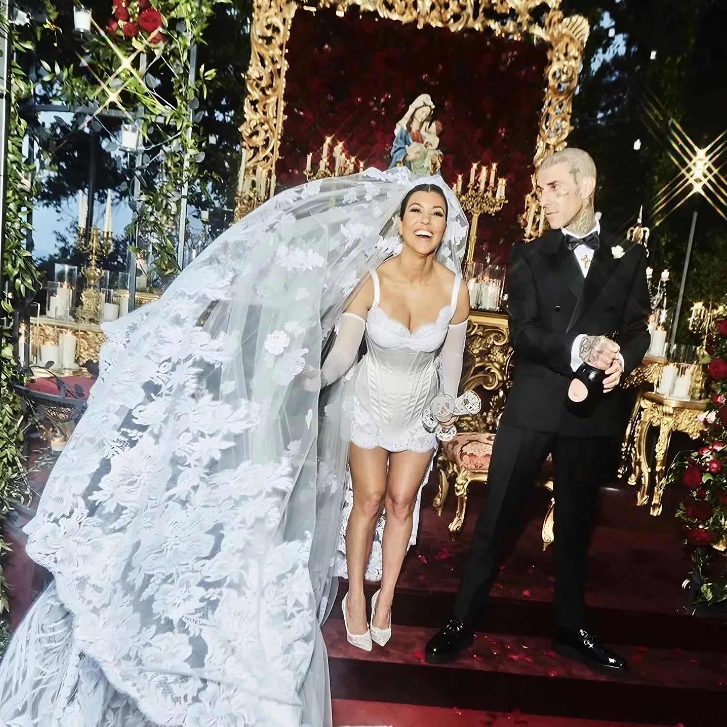 Nunta dintre Kourtney Kardashian și Travis Barker