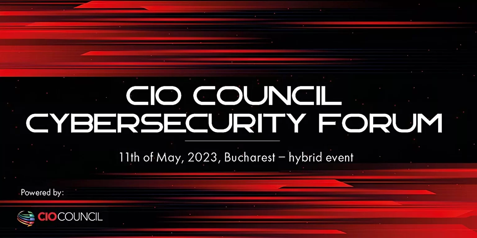 CIO COUNCIL CYBERSECURITY FORUM