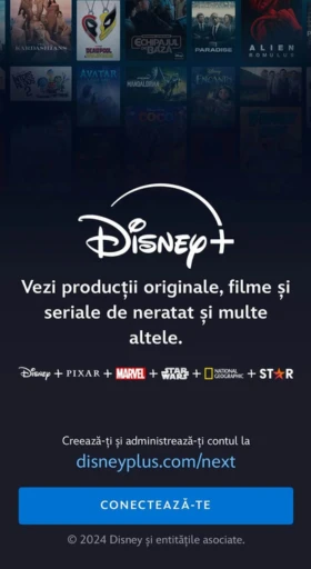 Cum sa creezi un cont de Disney Plus in Romania. Aplicatia Disney Plus 3