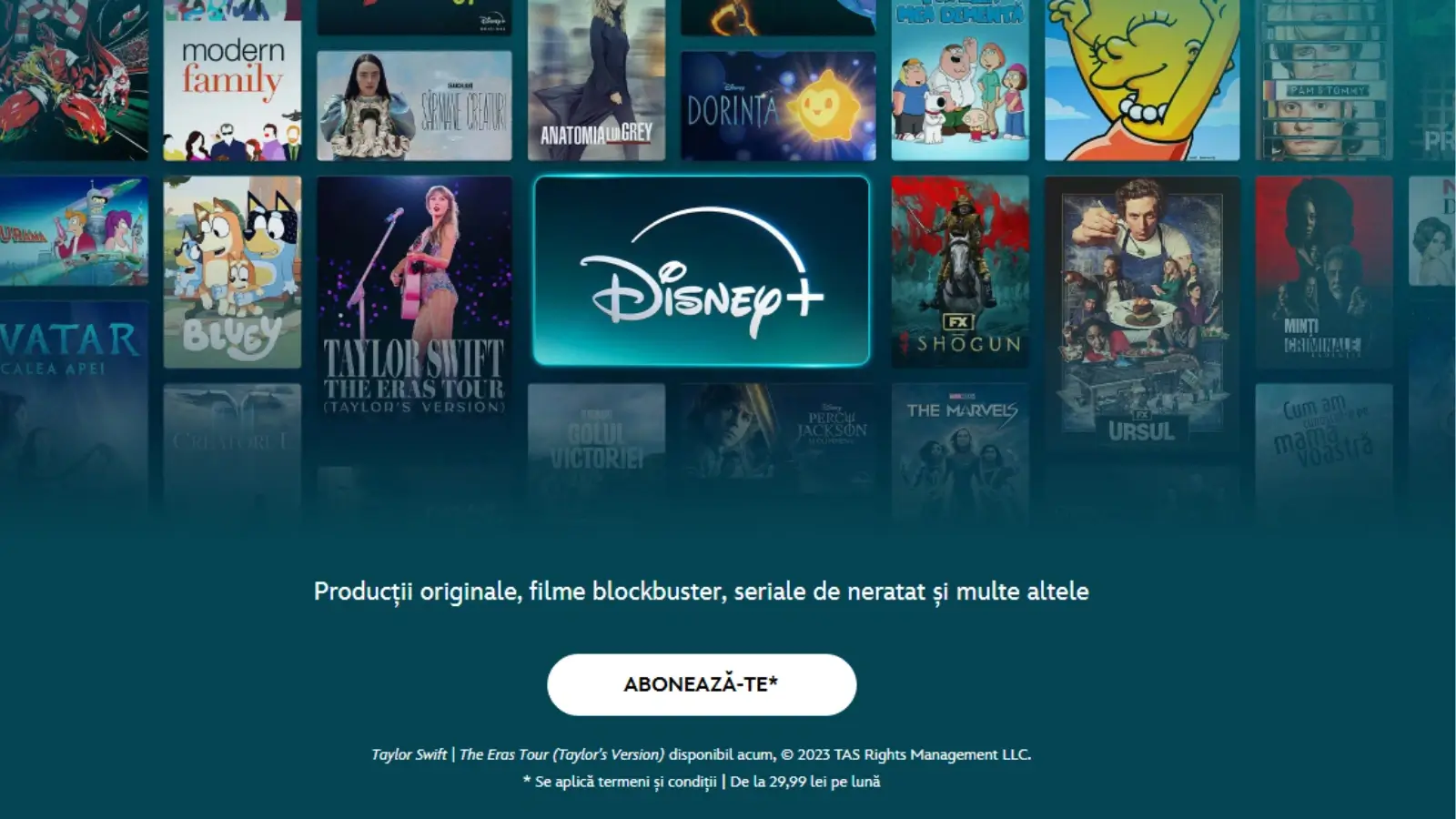 Cum să creezi un cont de Disney Plus în România. Pagina principală Disney Plus