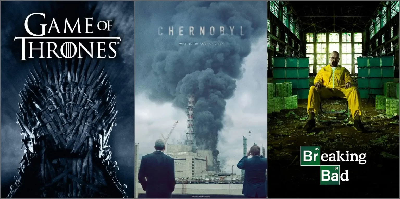 Top 3 seriale cu cele mai bune recenzii online