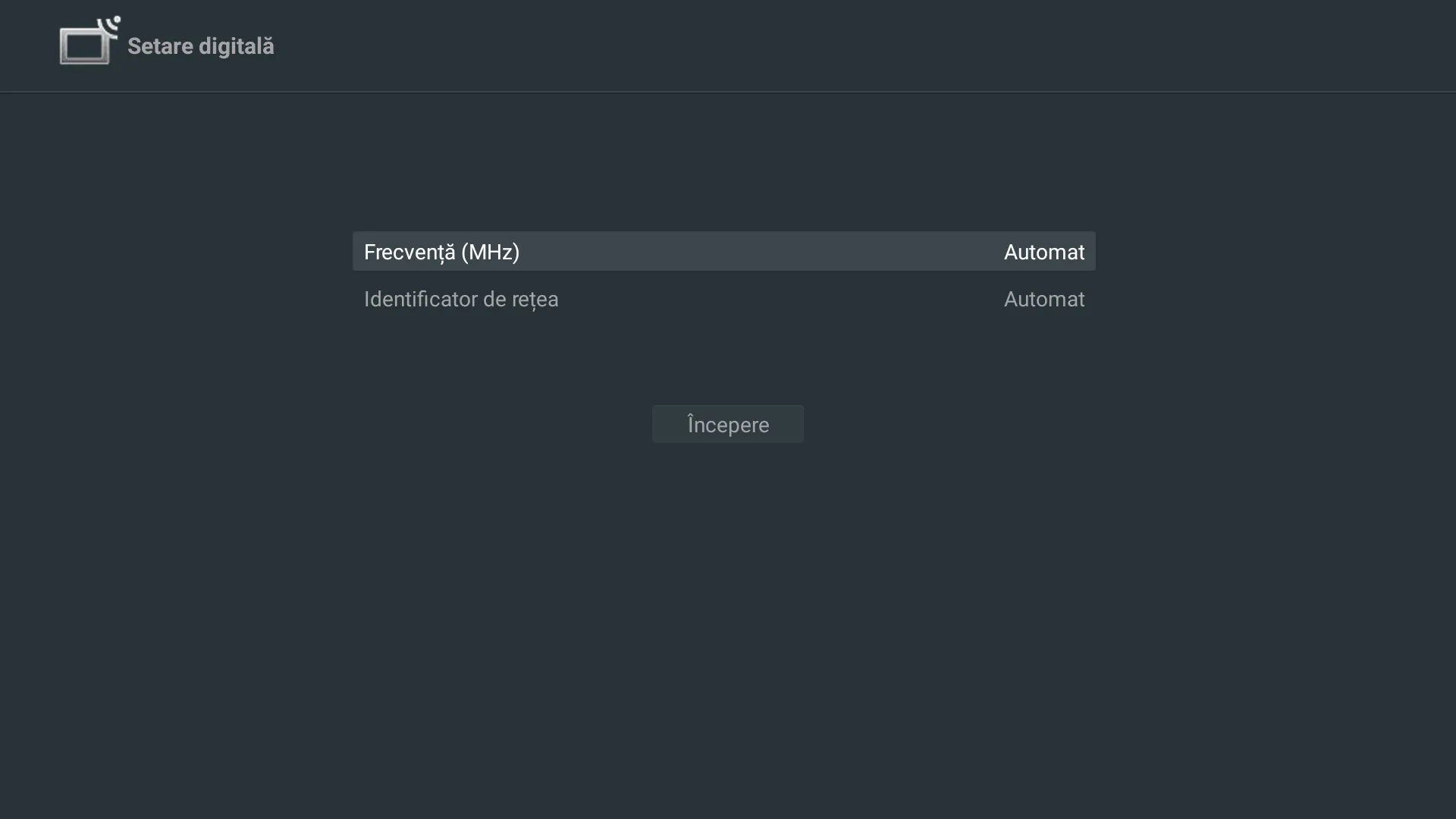 THOMSON Google TV Scanare Posturi TV 3