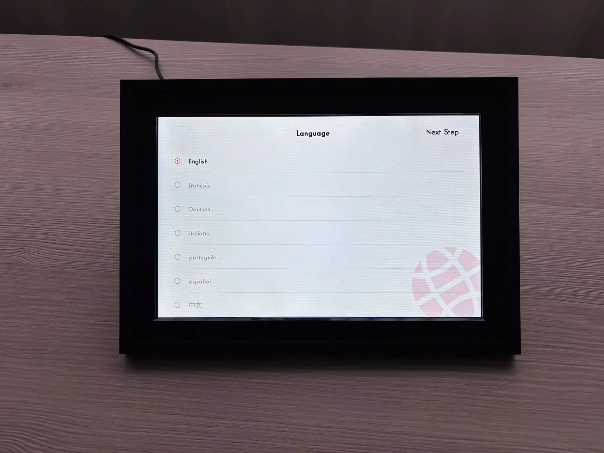 Recenzie Thomson 10″ Smart Photo Frame - Funcții, experiență și utilizare reală 2 Instalare si configurare initiala 2