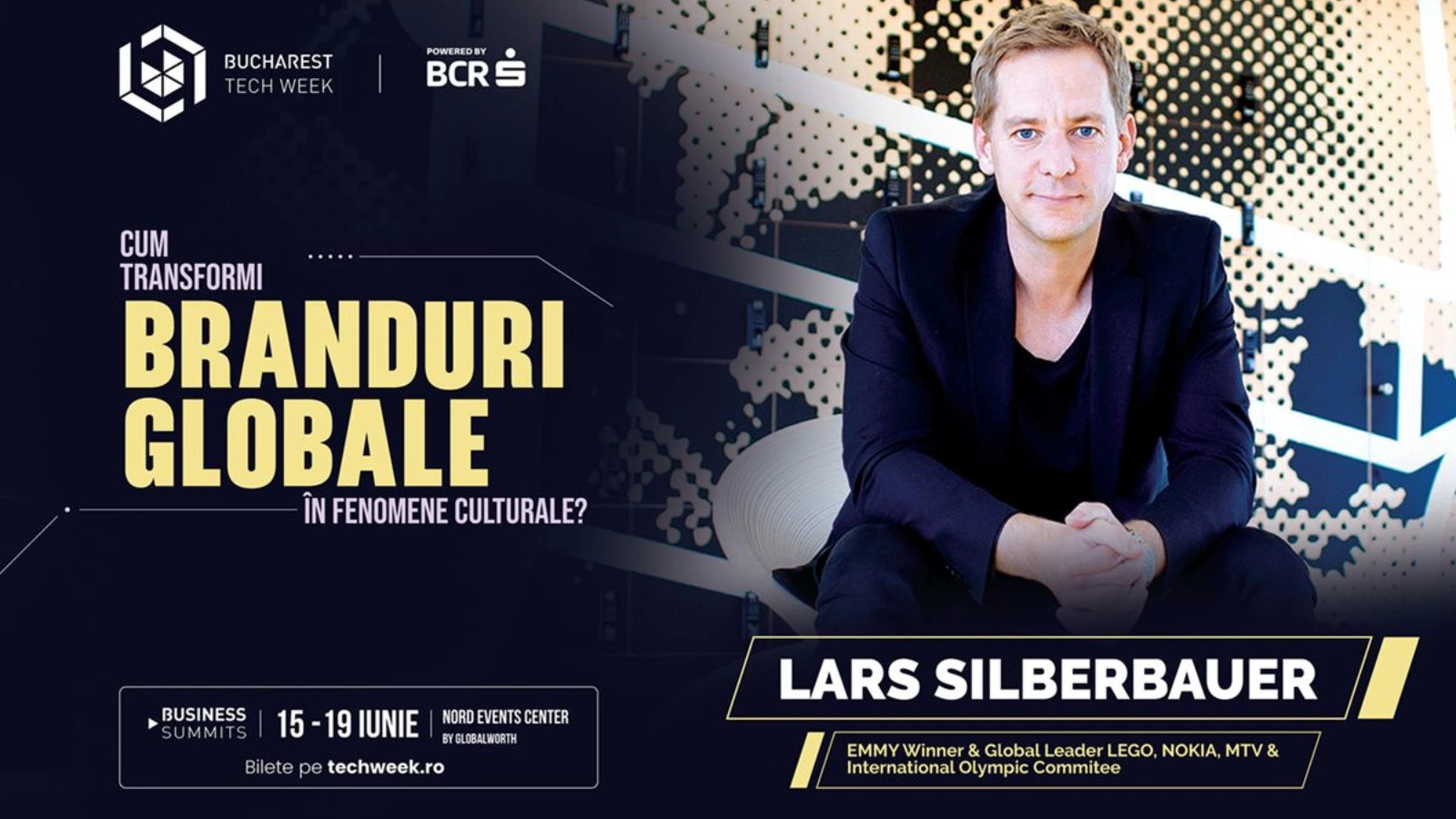Lars Silberbauer, câștigător Emmy și lider global în marketing, vine la Bucharest Tech Week 2026 23 Lars Silberbauer, câștigător Emmy și lider global în marketing, vine la Bucharest Tech Week 2026