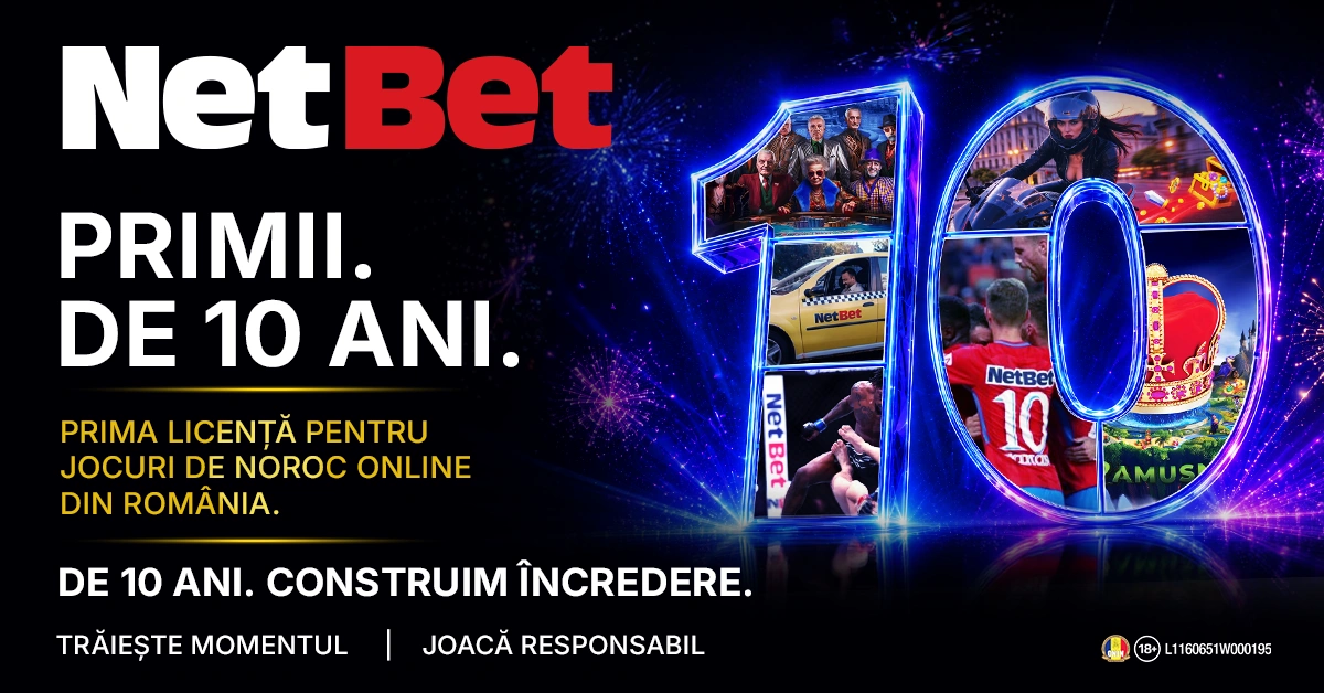 NetBet: o prezență licențiată neîntreruptă pe piața de iGaming din România NetBet o prezență licențiată neîntreruptă pe piața de iGaming din România