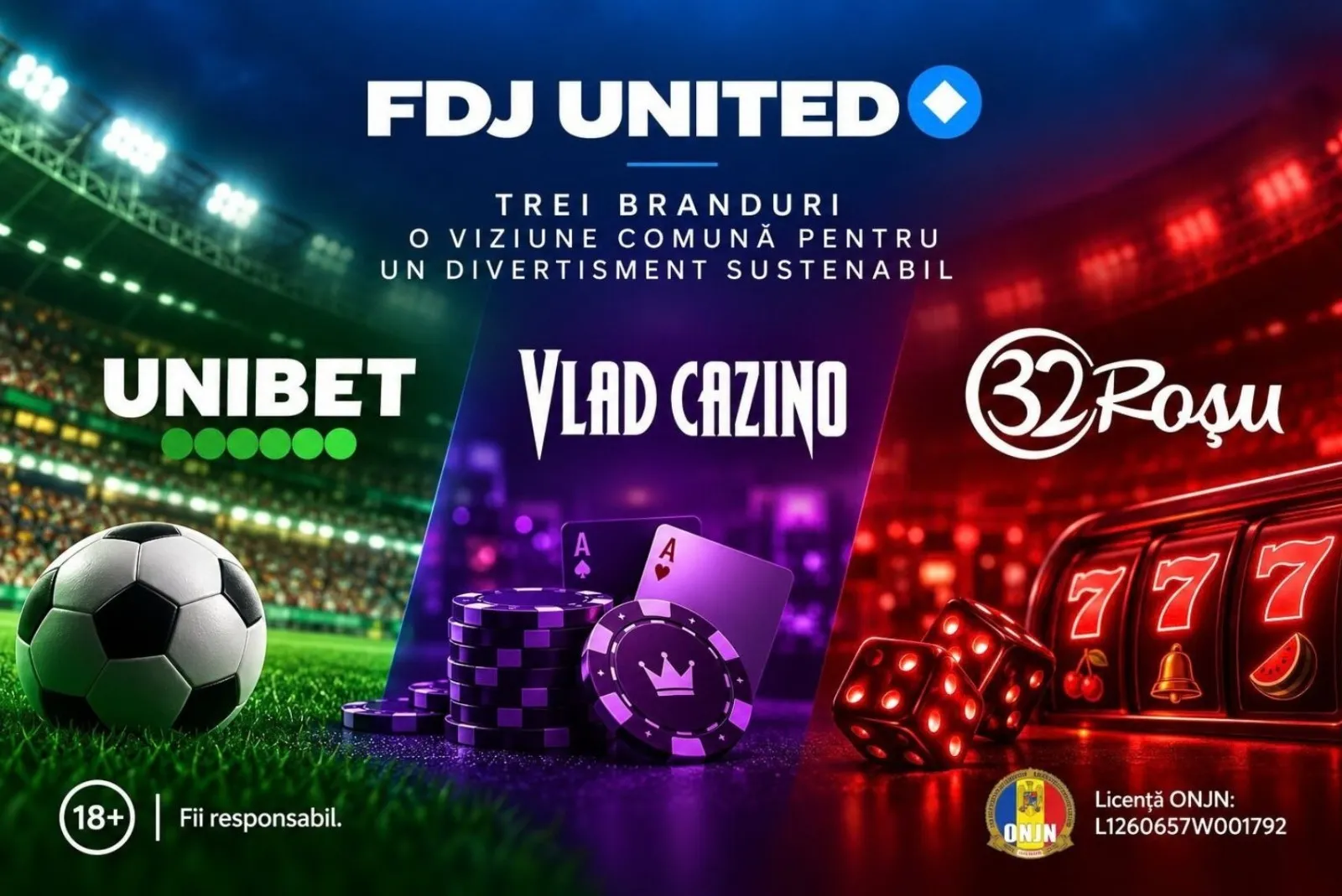 FDJ UNITED își consolidează prezența în România licență ONJN pentru următorii 10 ani
