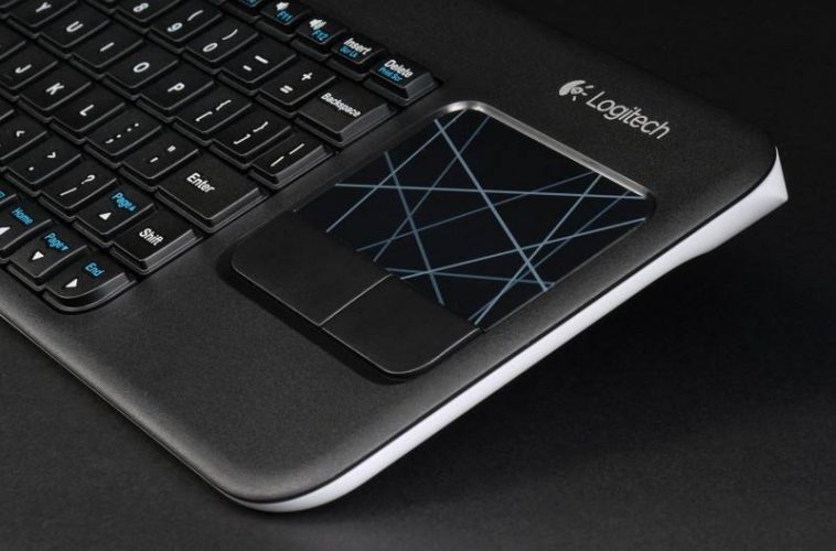 Tastatura wireless Logitech K400 logitech wireless touch keyboard k400 front angle macro 2 800x600