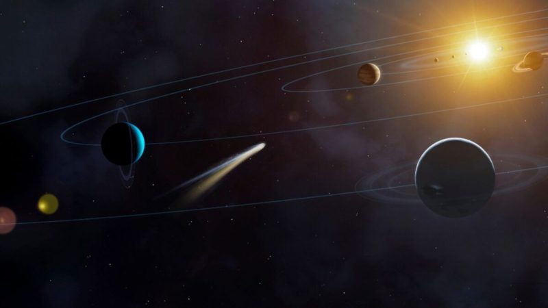 Cometa gigantică care traversează sistemul nostru solar are 137 km lățime Cometa gigantică care traversează sistemul nostru solar are 137 km lățime