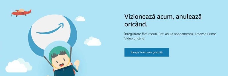 Motto-ul Amazon Prime Video "Vizionează acum, anulează mai târziu"