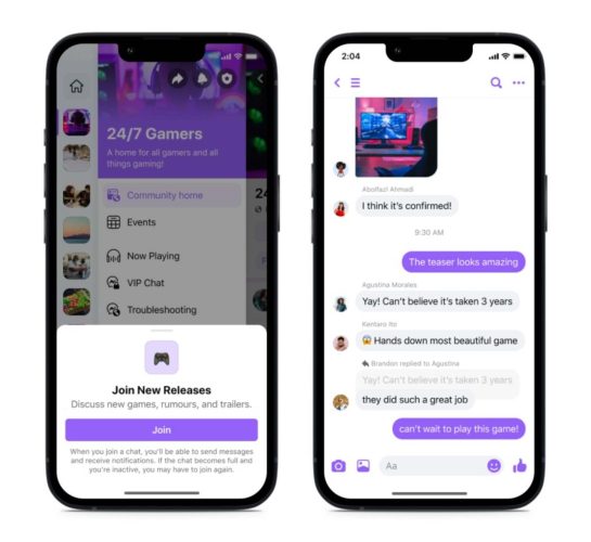 Facebook Messenger noua interfață
