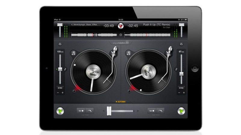 Cele mai bune 10 soft-uri pentru mixat algoriddim djay ipad