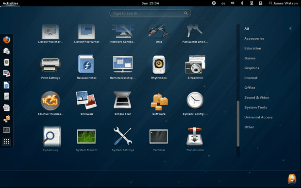 fedora 18 gnome3