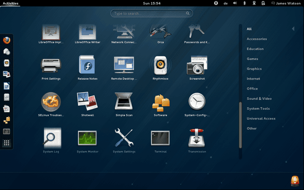 fedora 18 gnome3
