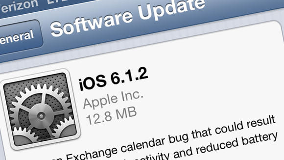 iOS 612 software update