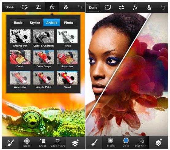 Photoshop Touch acum disponibil si pe iPhone si Android photoshop touch app