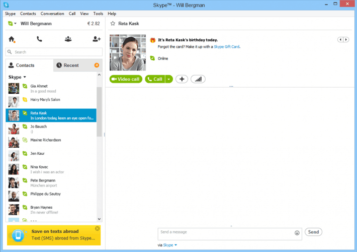 Astazi a fost lansata versiunea 6.2 a Skype pentru Windows si Mac skype 6.2