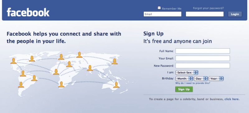facbook screenshot