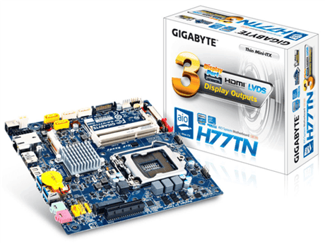 Gigabyte lanseaza placi de baza subtiri Mini-ITX h77tn gigabyte motherboard6 6 373470 3