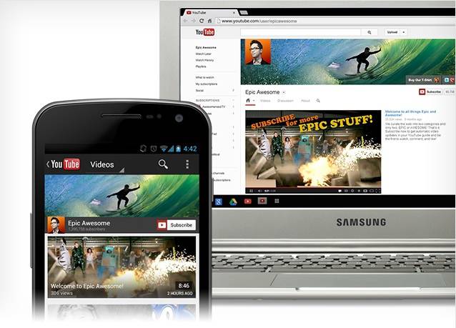 One Channel, skin-ul Youtube cu introducere video pentru canalul propriu youtube one channel