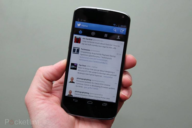actualizare aplicatie twitter pentru android