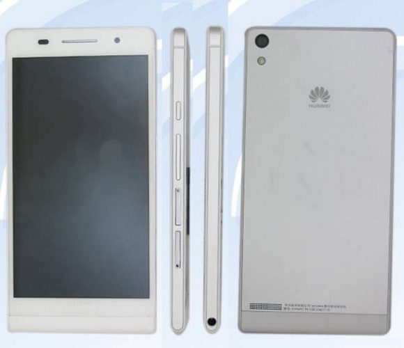 Huawei P6 are o grosime de doar 6,18 mm Huawei P6 U06