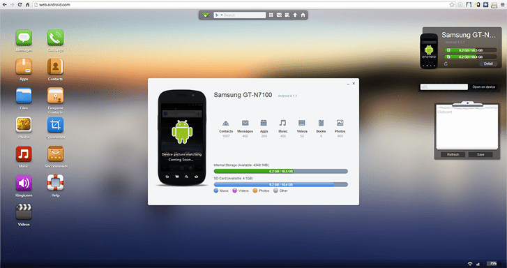 aplicatia pentru android airdroid