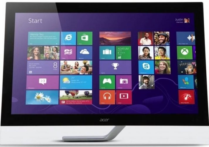 Acer prezinta noile monitoare cu o rezolutie mare monitor acer LED touch 27 inch