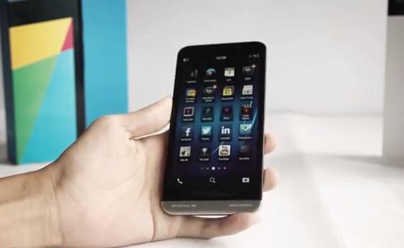 Imagini cu noul BlackBerry Z30 (Video) blackberry z30