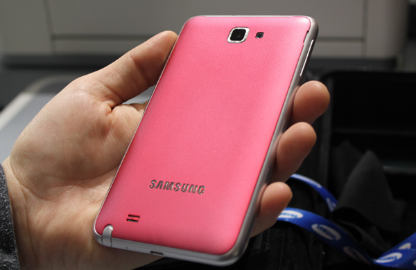 galaxy note pink