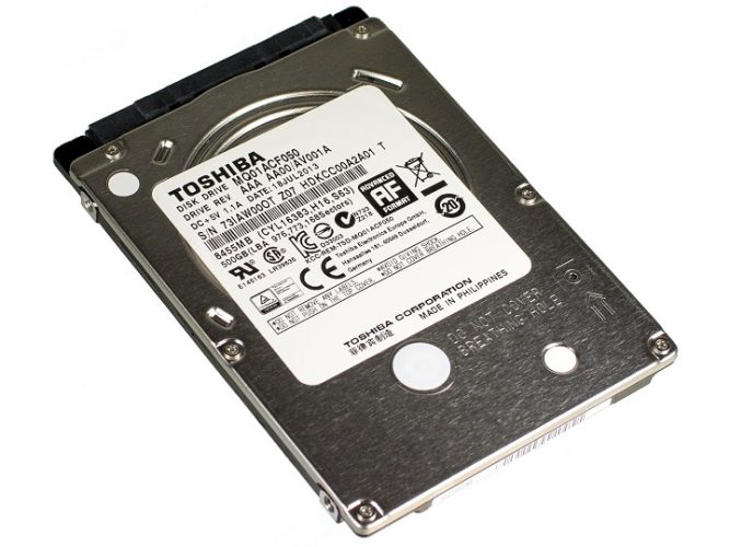 Noile HDD-uri Toshiba de 2.5 inch toshiba hdd